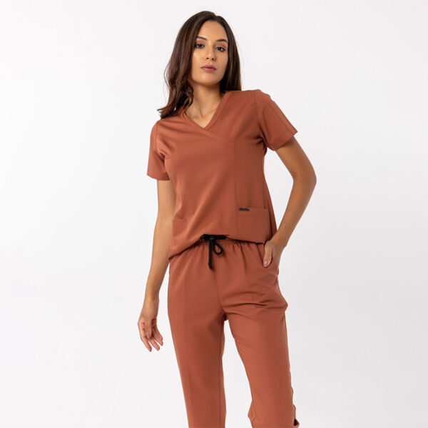 Women’s 1Pocket Top Knit Rib Cuff Jogger Pants - Main