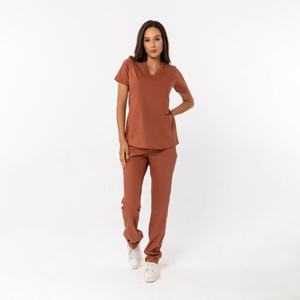 Women’s 1Pocket Top Knit Rib Cuff Jogger Pants Set