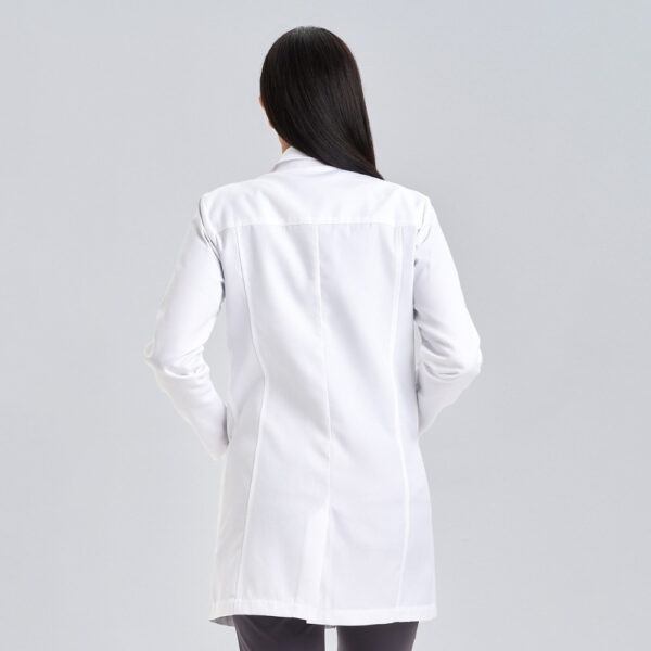 Women’s Doctor Coat (White) - Back