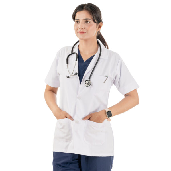 Women’s Half Sleeve Doctor Coat - Main